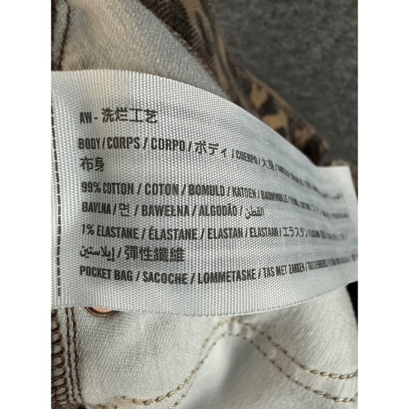 Abercrombie Fitch The Baggy Low Rise Leopard Print Jeans - Picture 11 of 13